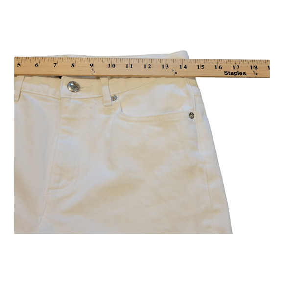 APC Jeans High Standard Womens 29 White Mid Rise Skinny Minimalist Normcore - Picture 6 of 11